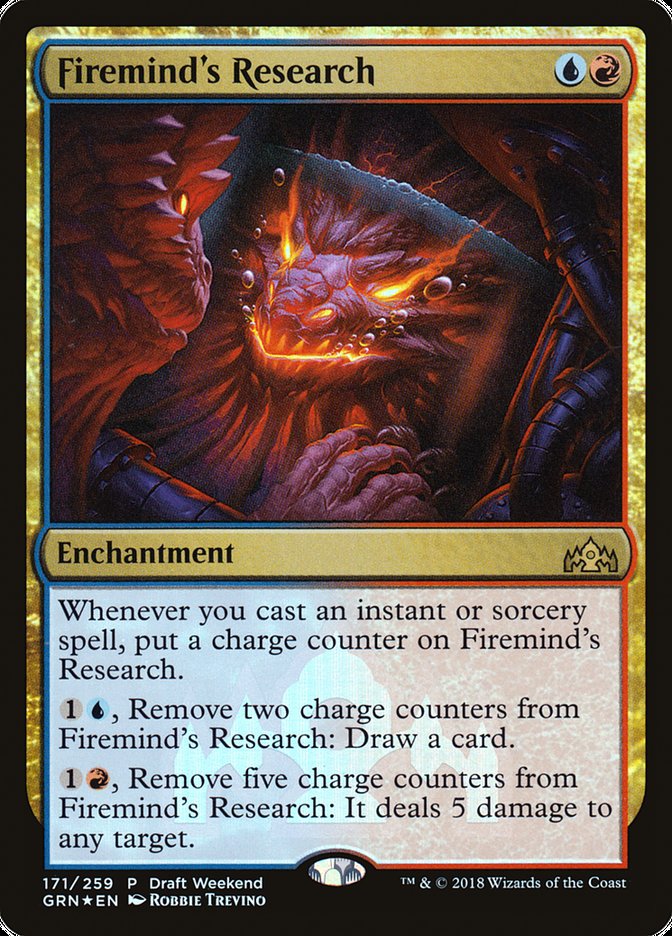 Firemind's Research (Draft Weekend) [Guilds of Ravnica Promos] | Lots Moore NSW