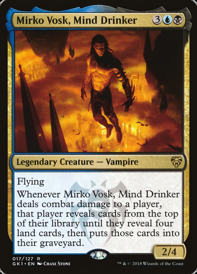 Mirko Vosk, Mind Drinker [Guilds of Ravnica Guild Kit] | Lots Moore NSW
