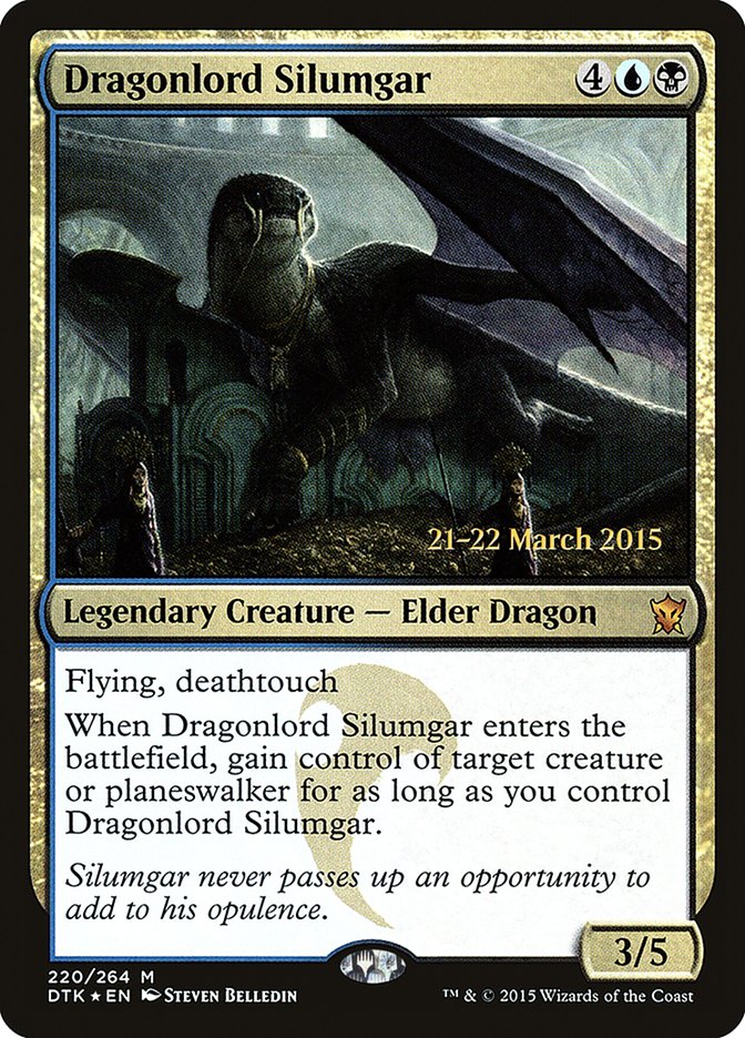 Dragonlord Silumgar [Dragons of Tarkir Prerelease Promos] | Lots Moore NSW
