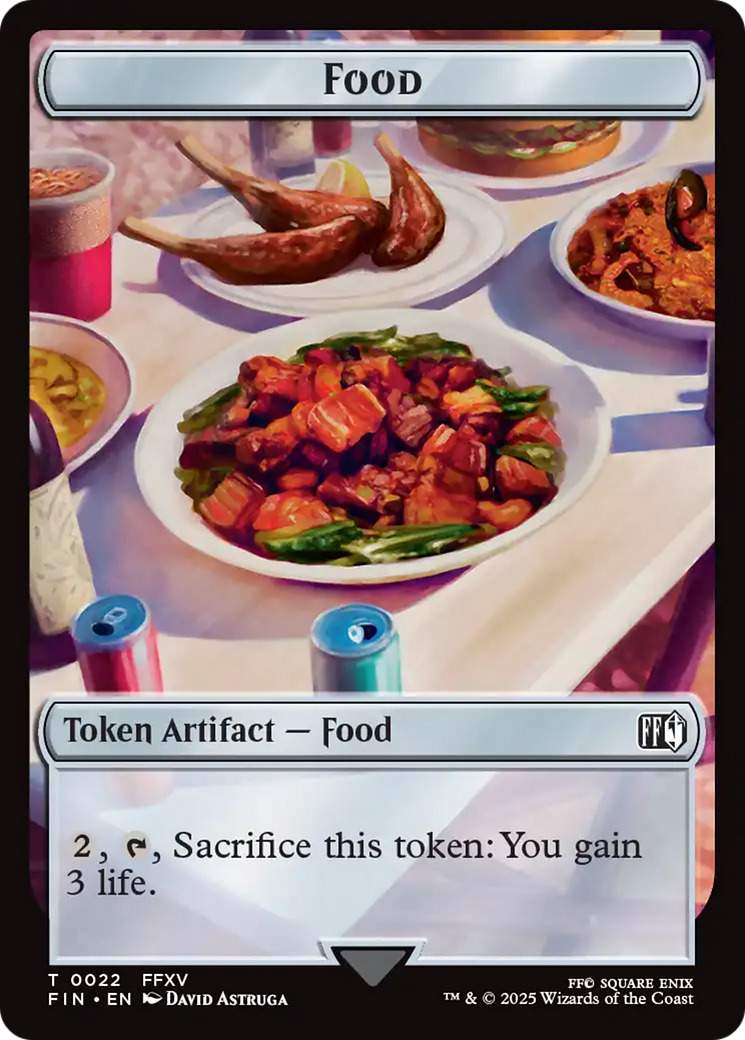 Hero (0003) // Food Double-Sided Token [FINAL FANTASY Tokens] | Lots Moore NSW