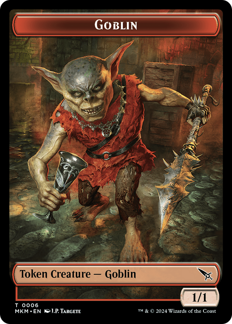 Detective // Goblin Double-Sided Token [Murders at Karlov Manor Tokens] | Lots Moore NSW