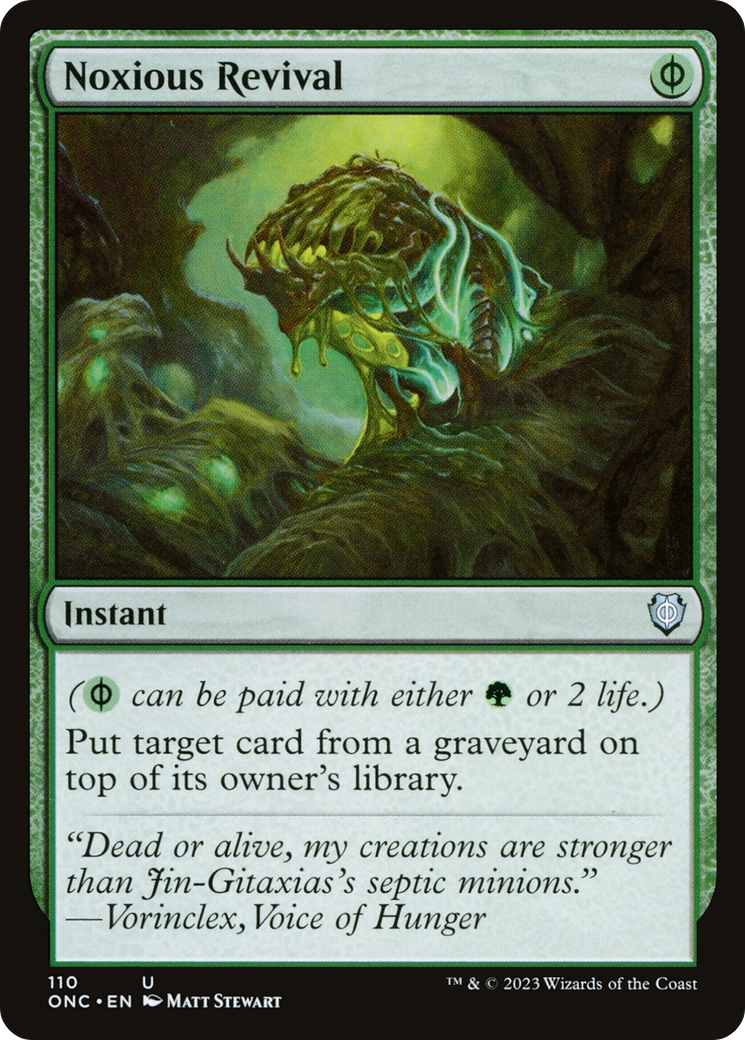 Noxious Revival [Phyrexia: All Will Be One Commander] | Lots Moore NSW