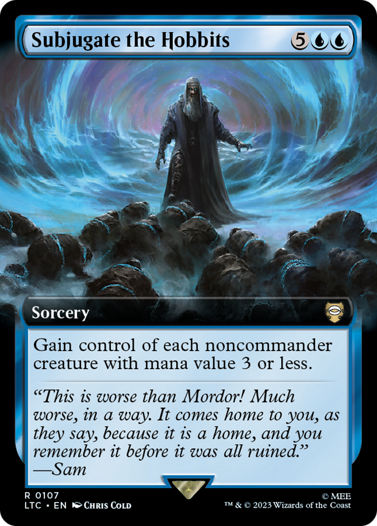 Subjugate the Hobbits (Extended Art) [The Lord of the Rings: Tales of Middle-Earth Commander] | Lots Moore NSW