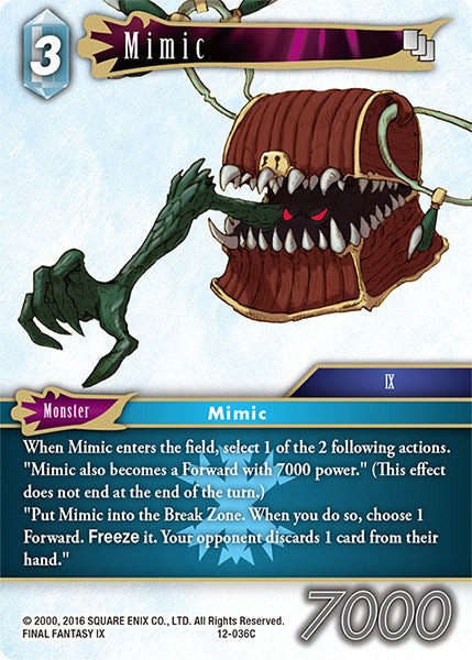Mimic [Opus XII] | Lots Moore NSW