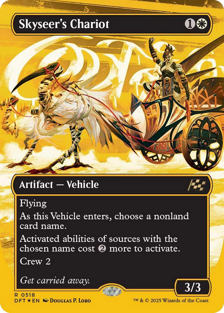 Skyseer's Chariot (Borderless) (First-Place Foil) [Aetherdrift] | Lots Moore NSW