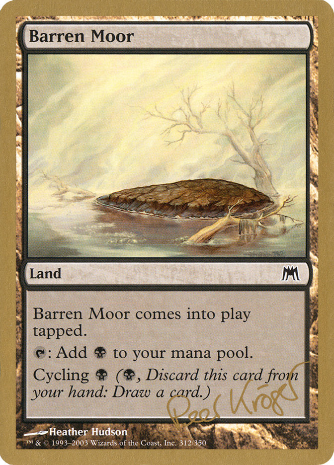 Barren Moor (Peer Kroger) [World Championship Decks 2003] | Lots Moore NSW