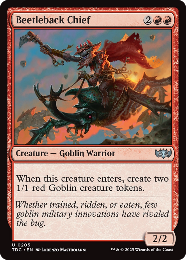 Beetleback Chief [Tarkir: Dragonstorm Commander] | Lots Moore NSW