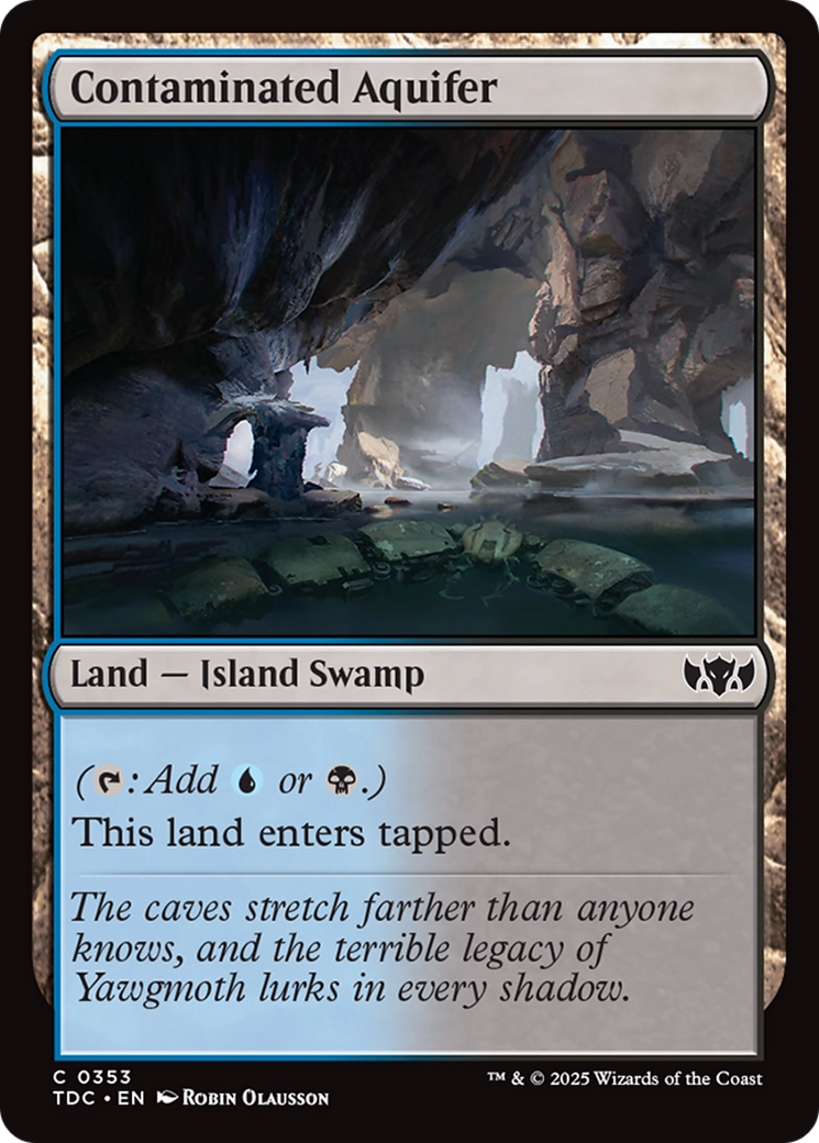 Contaminated Aquifer [Tarkir: Dragonstorm Commander] | Lots Moore NSW