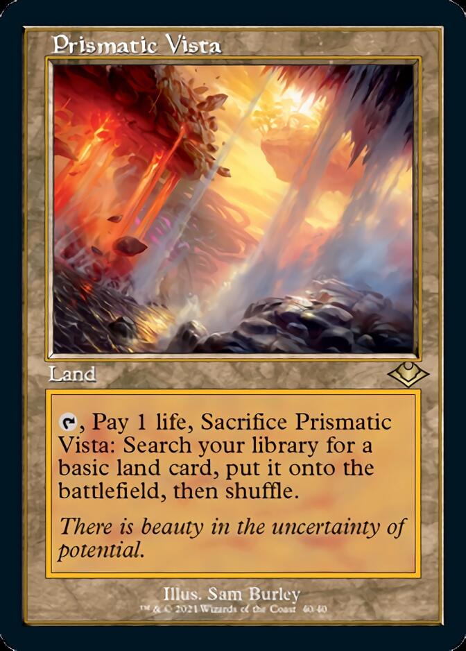 Prismatic Vista (Retro Foil Etched) [Modern Horizons] | Lots Moore NSW