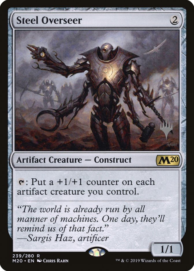 Steel Overseer (Promo Pack) [Core Set 2020 Promos] | Lots Moore NSW