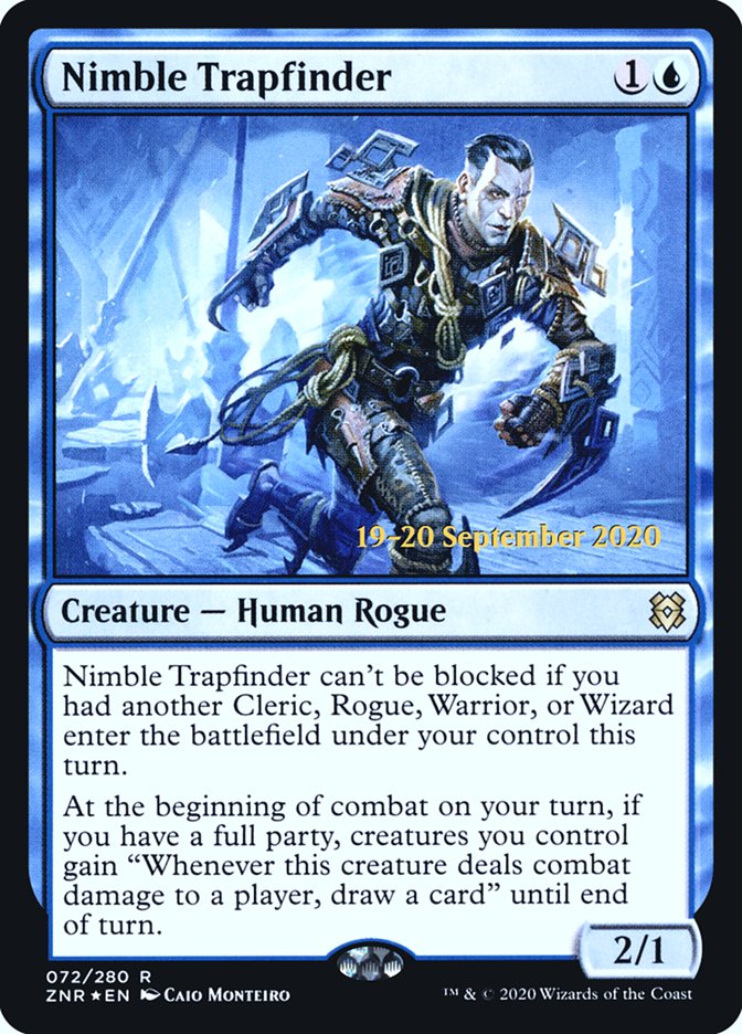 Nimble Trapfinder [Zendikar Rising Prerelease Promos] | Lots Moore NSW