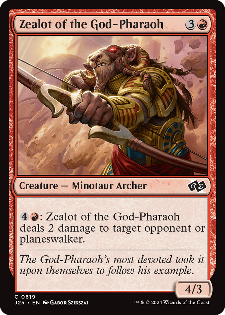 Zealot of the God-Pharaoh [Foundations Jumpstart] | Lots Moore NSW