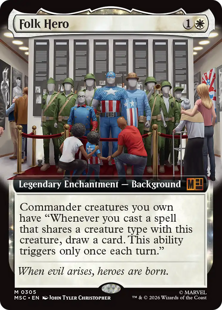 Folk Hero (Extended Art) [Marvel Super Heroes Commander] | Lots Moore NSW