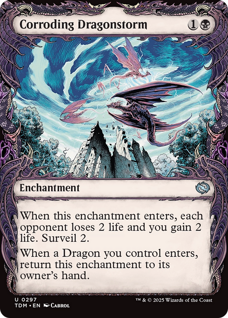 Corroding Dragonstorm (Showcase) [Tarkir: Dragonstorm] | Lots Moore NSW