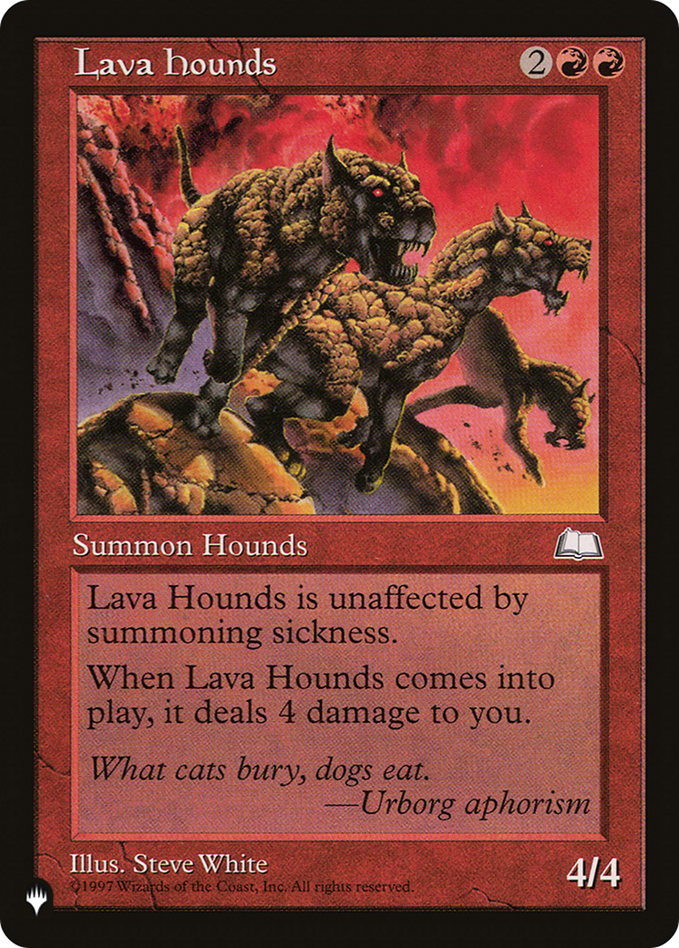 Lava Hounds [The List Reprints] | Lots Moore NSW