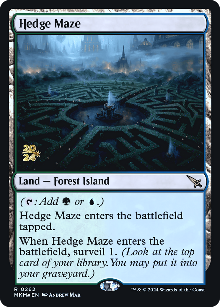 Hedge Maze [Murders at Karlov Manor Prerelease Promos] | Lots Moore NSW