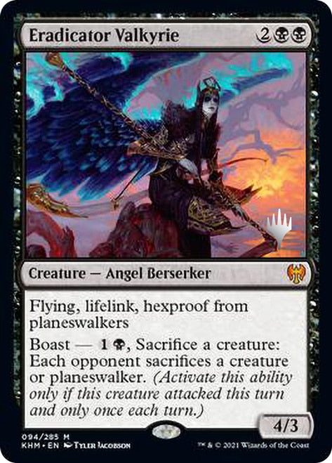 Eradicator Valkyrie (Promo Pack) [Kaldheim Promos] | Lots Moore NSW