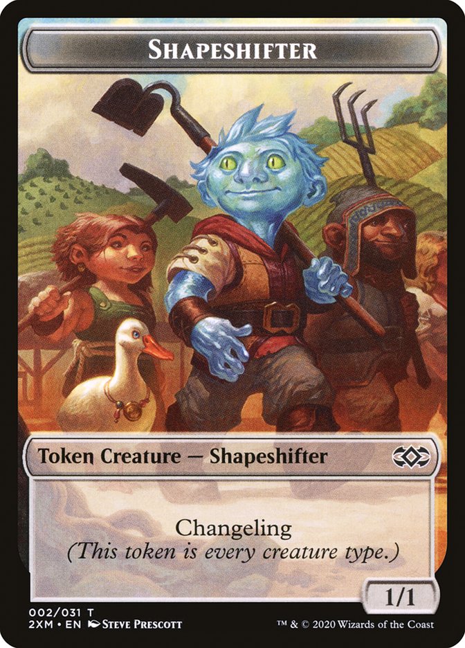 Servo // Shapeshifter Double-Sided Token [Double Masters Tokens] | Lots Moore NSW