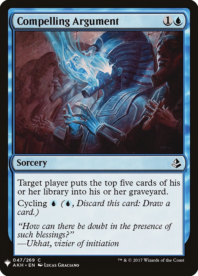 Compelling Argument [Mystery Booster] | Lots Moore NSW