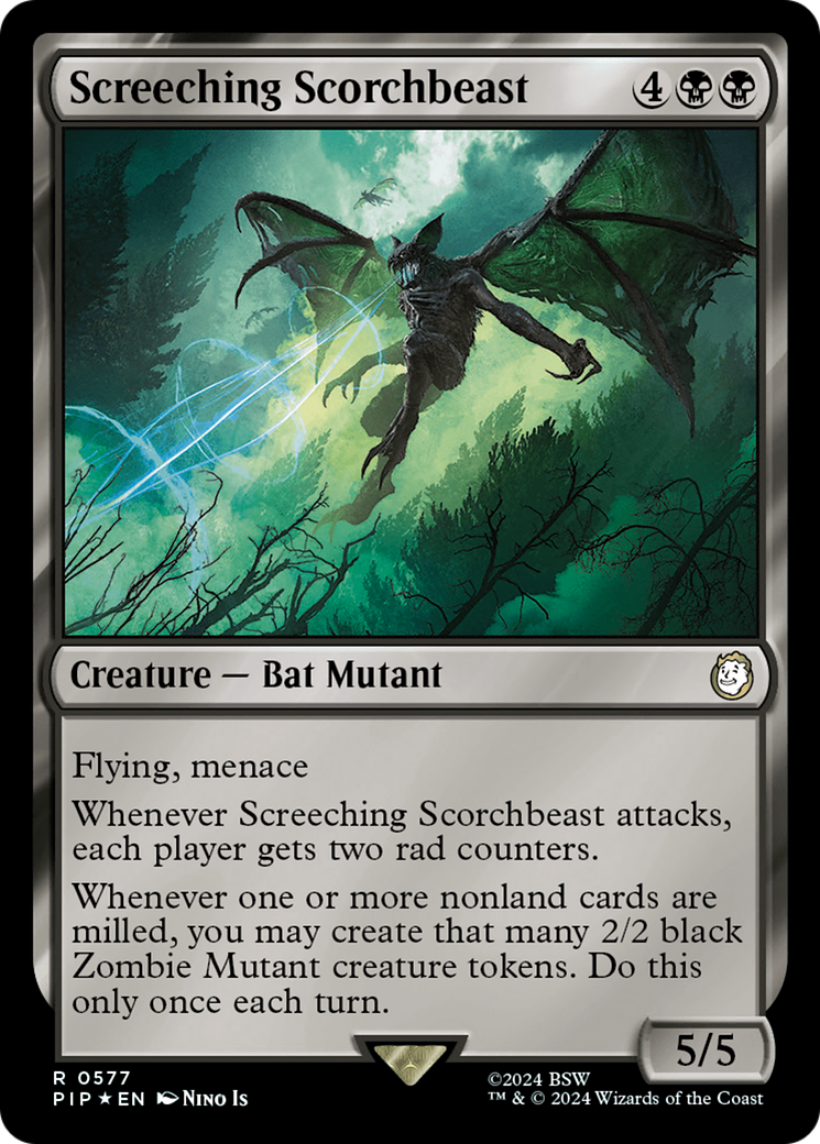 Screeching Scorchbeast (Surge Foil) [Fallout] | Lots Moore NSW