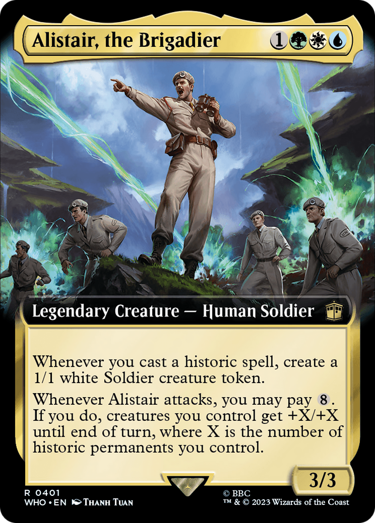 Alistair, the Brigadier (Extended Art) [Doctor Who] | Lots Moore NSW
