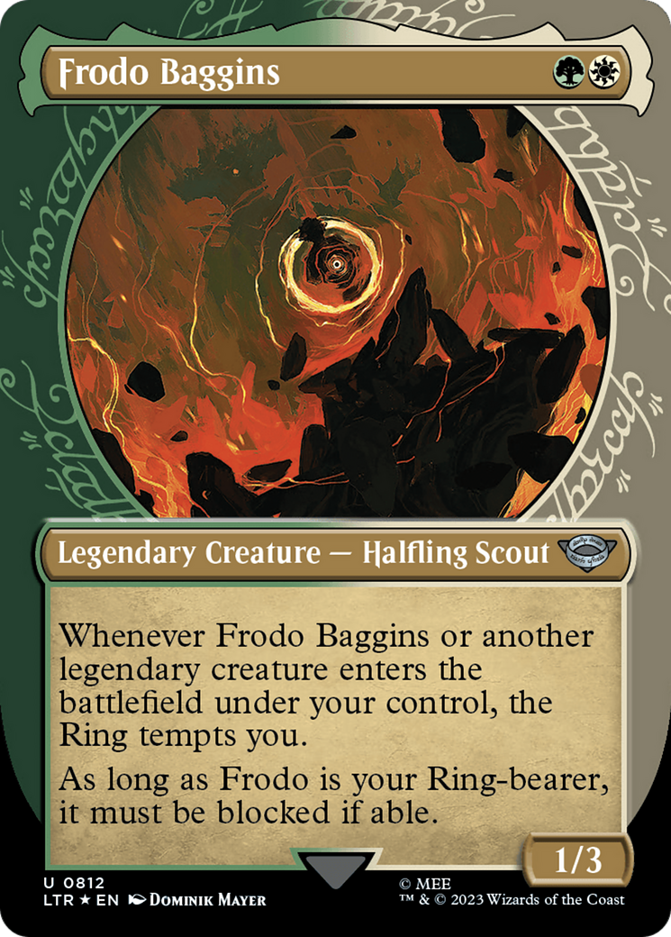 Frodo Baggins (Showcase) (Surge Foil) [The Lord of the Rings: Tales of Middle-Earth] | Lots Moore NSW