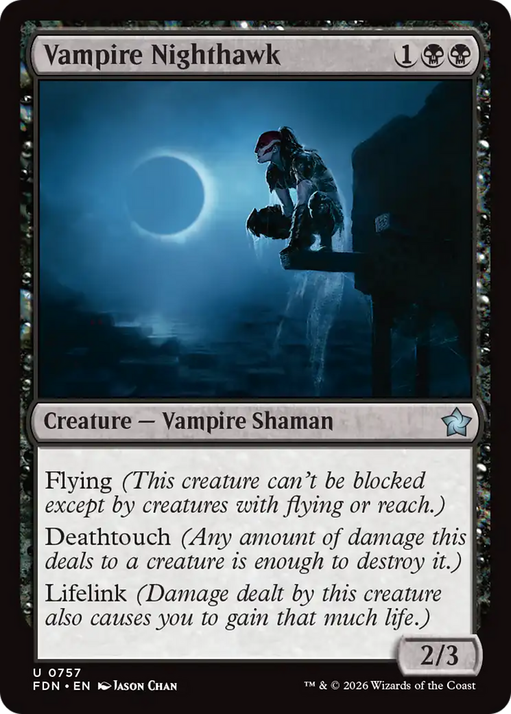 Vampire Nighthawk (0757) [Foundations] | Lots Moore NSW