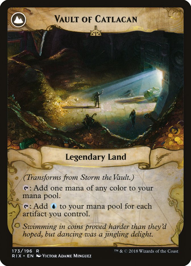 Storm the Vault // Vault of Catlacan [Rivals of Ixalan] | Lots Moore NSW