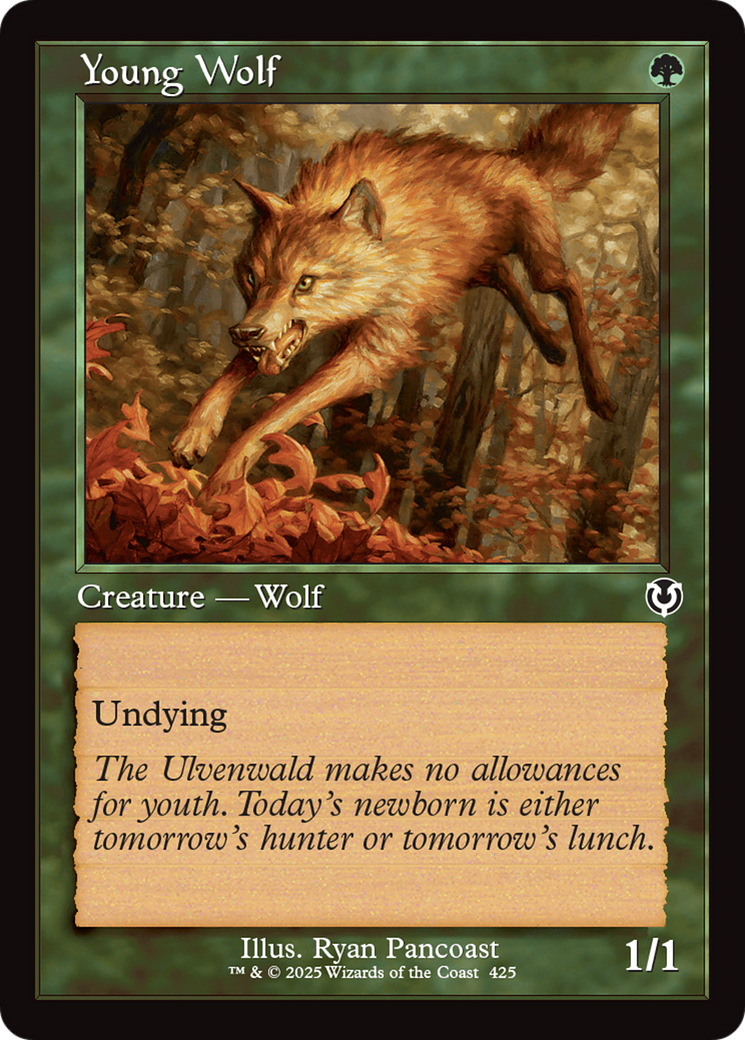 Young Wolf (Retro Frame) [Innistrad Remastered] | Lots Moore NSW