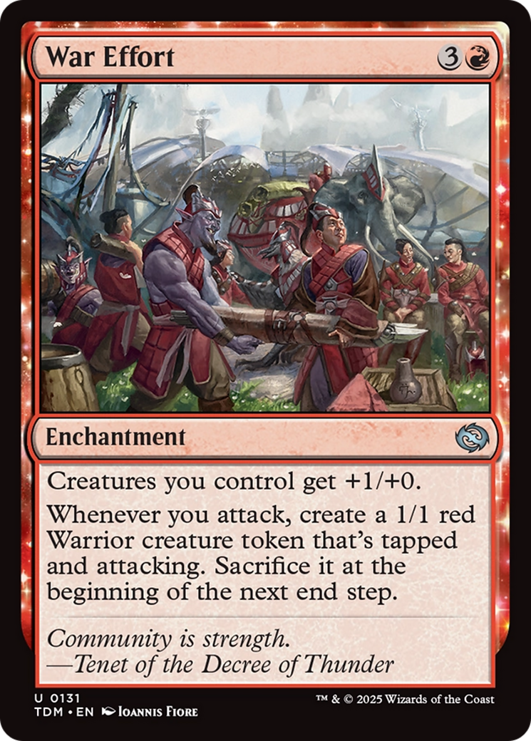War Effort [Tarkir: Dragonstorm] | Lots Moore NSW