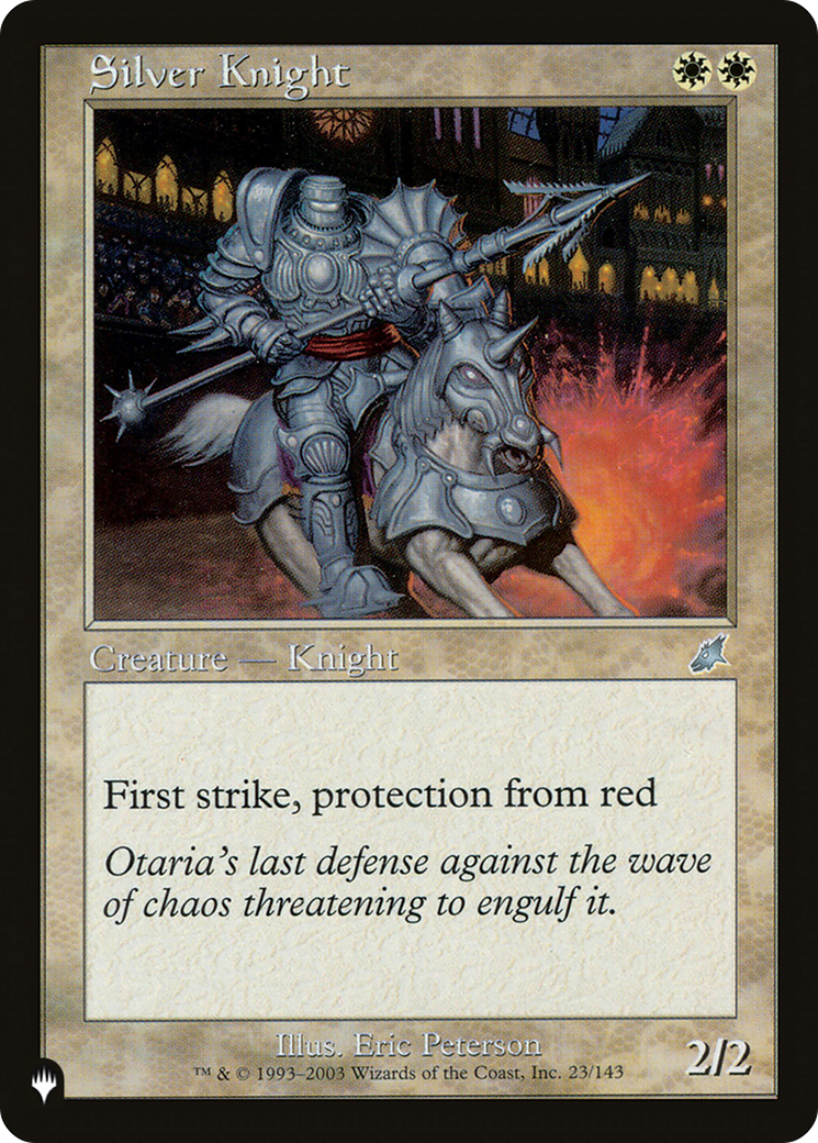 Silver Knight [The List Reprints] | Lots Moore NSW