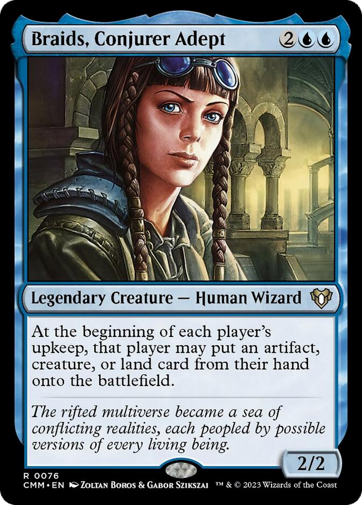 Braids, Conjurer Adept [Commander Masters] | Lots Moore NSW