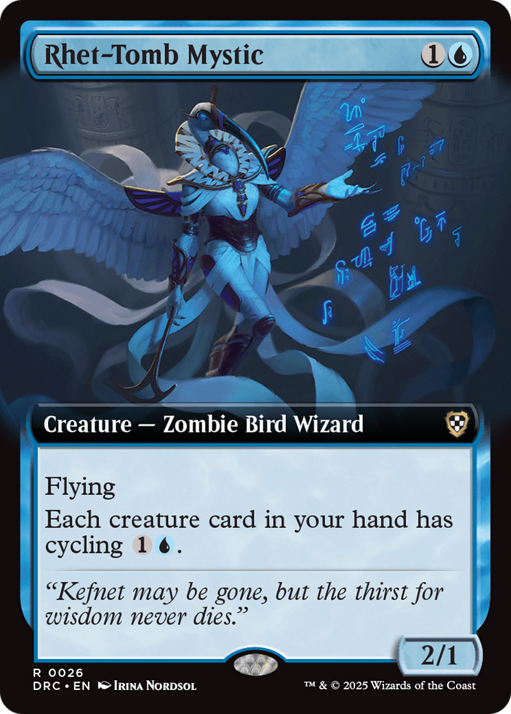 Rhet-Tomb Mystic (Extended Art) [Aetherdrift Commander] | Lots Moore NSW