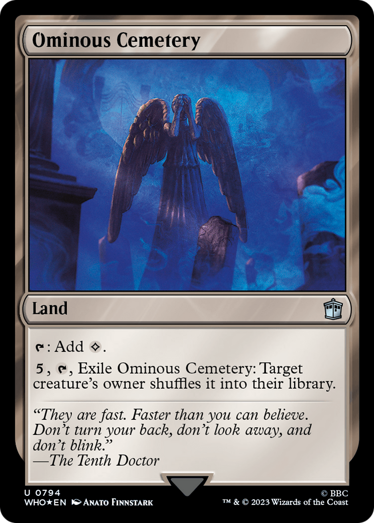 Ominous Cemetery (Surge Foil) [Doctor Who] | Lots Moore NSW