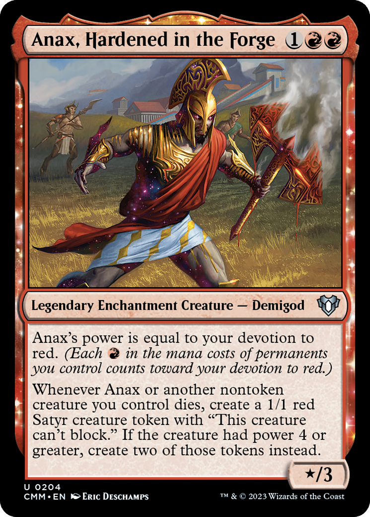 Anax, Hardened in the Forge [Commander Masters] | Lots Moore NSW