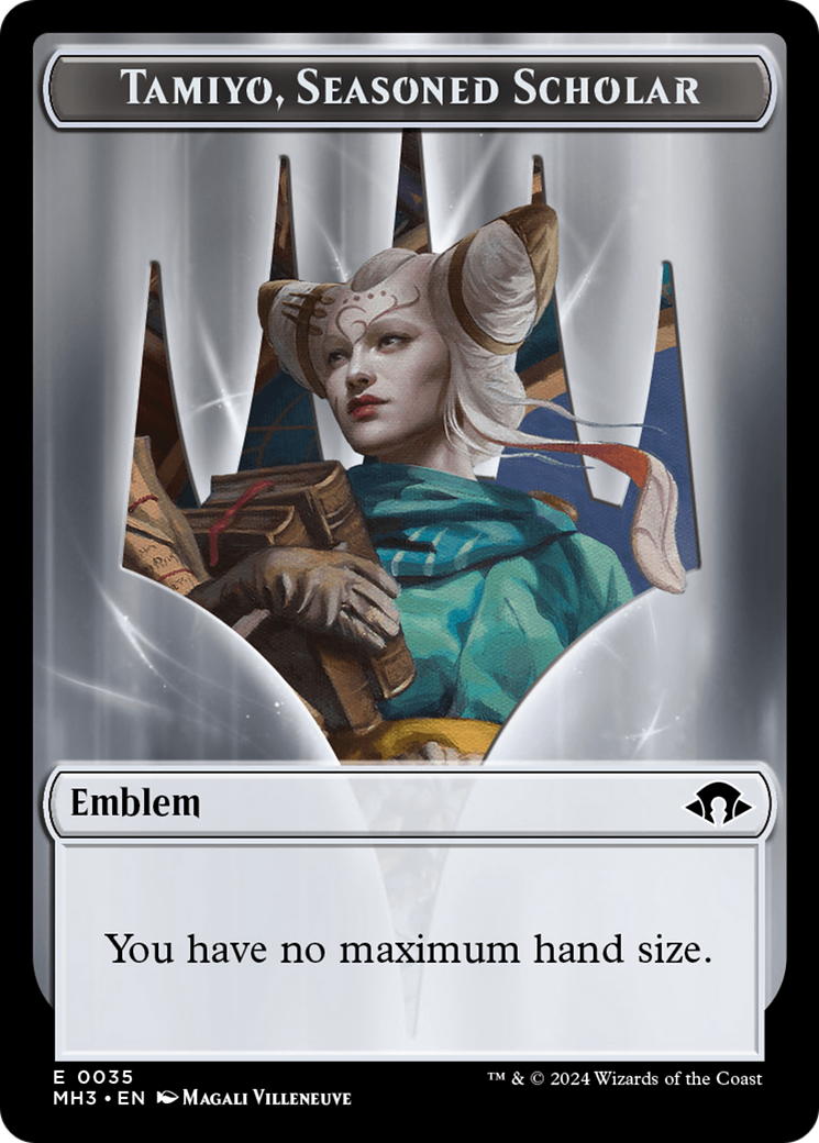 Tamiyo, Seasoned Scholar Token [Modern Horizons 3 Tokens] | Lots Moore NSW