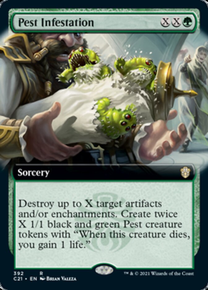 Pest Infestation (Extended Art) [Commander 2021] | Lots Moore NSW
