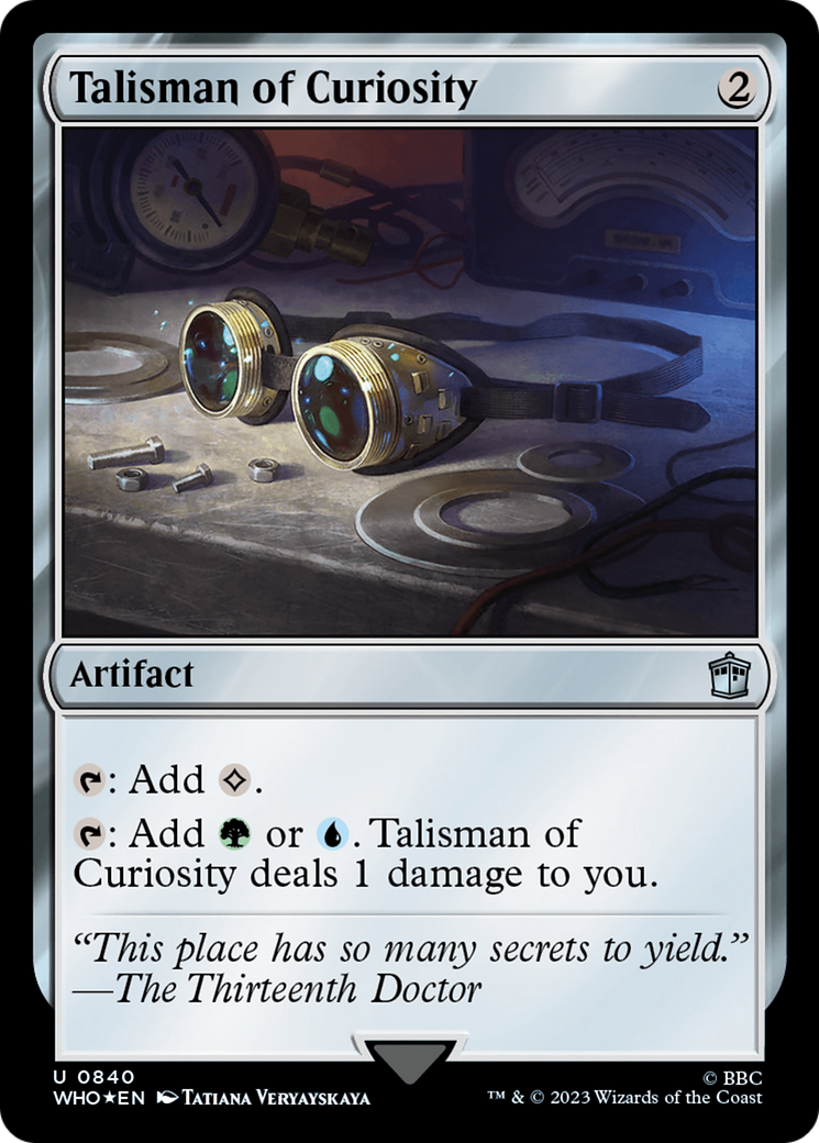 Talisman of Curiosity (Surge Foil) [Doctor Who] | Lots Moore NSW