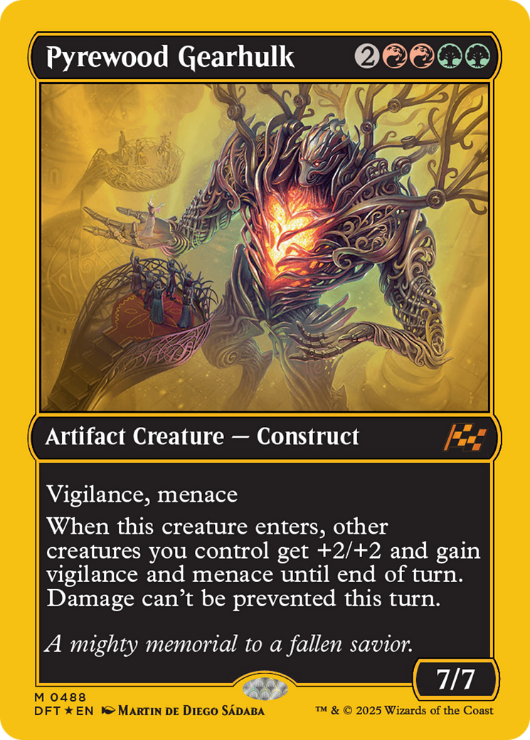 Pyrewood Gearhulk (First-Place Foil) [Aetherdrift] | Lots Moore NSW