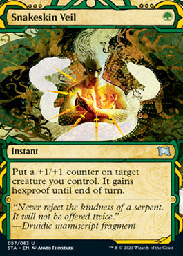 Snakeskin Veil (Foil Etched) [Strixhaven: School of Mages Mystical Archive] | Lots Moore NSW