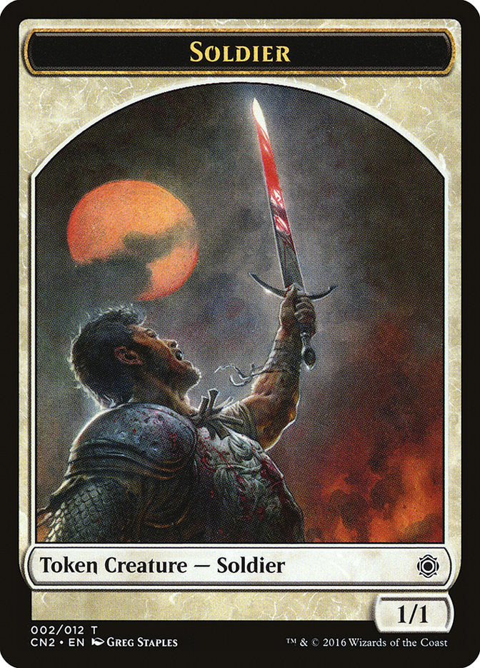 Soldier Token (002/012) [Conspiracy: Take the Crown Tokens] | Lots Moore NSW