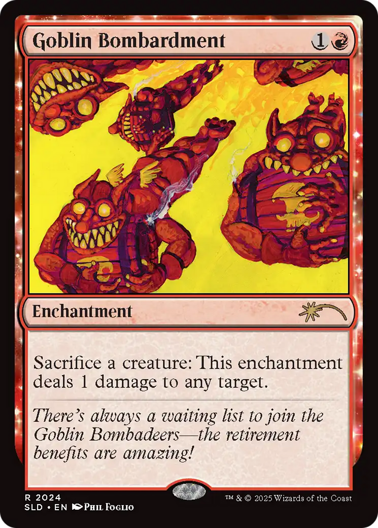 Goblin Bombardment (2024) (Rainbow Foil) [Secret Lair Drop Series] | Lots Moore NSW