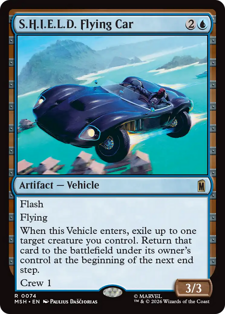 S.H.I.E.L.D. Flying Car [Marvel Super Heroes] | Lots Moore NSW
