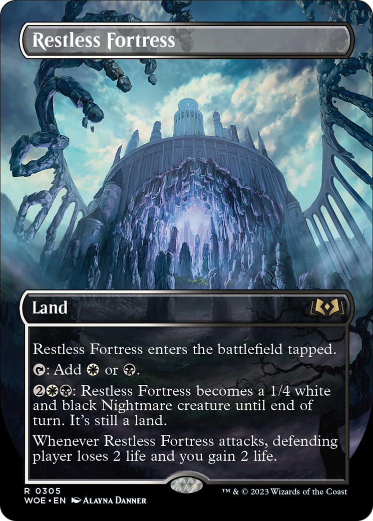 Restless Fortress (Borderless Alternate Art) [Wilds of Eldraine] | Lots Moore NSW