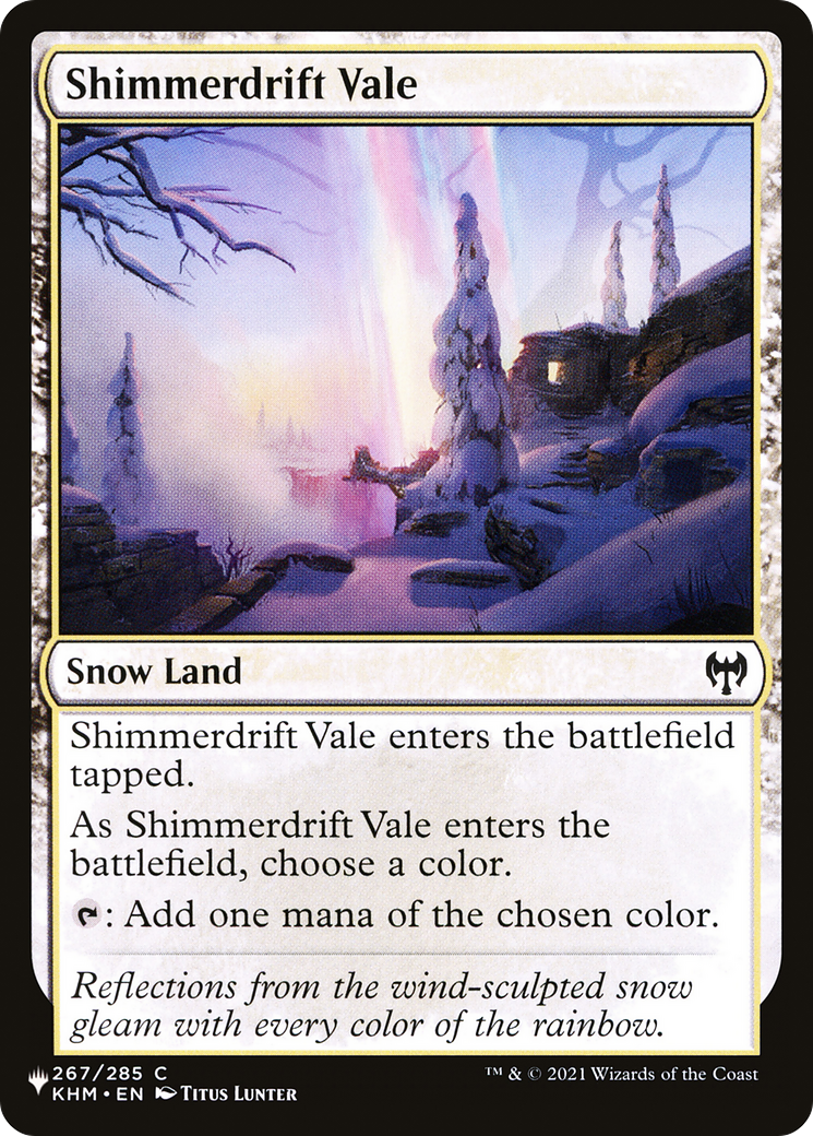 Shimmerdrift Vale [The List] | Lots Moore NSW