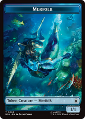 Wall (003) // Merfolk (006) Double-Sided Token [Marvel Super Heroes Commander Tokens] | Lots Moore NSW
