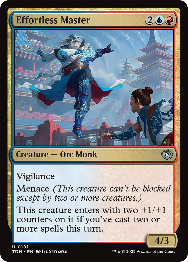 Effortless Master [Tarkir: Dragonstorm] | Lots Moore NSW