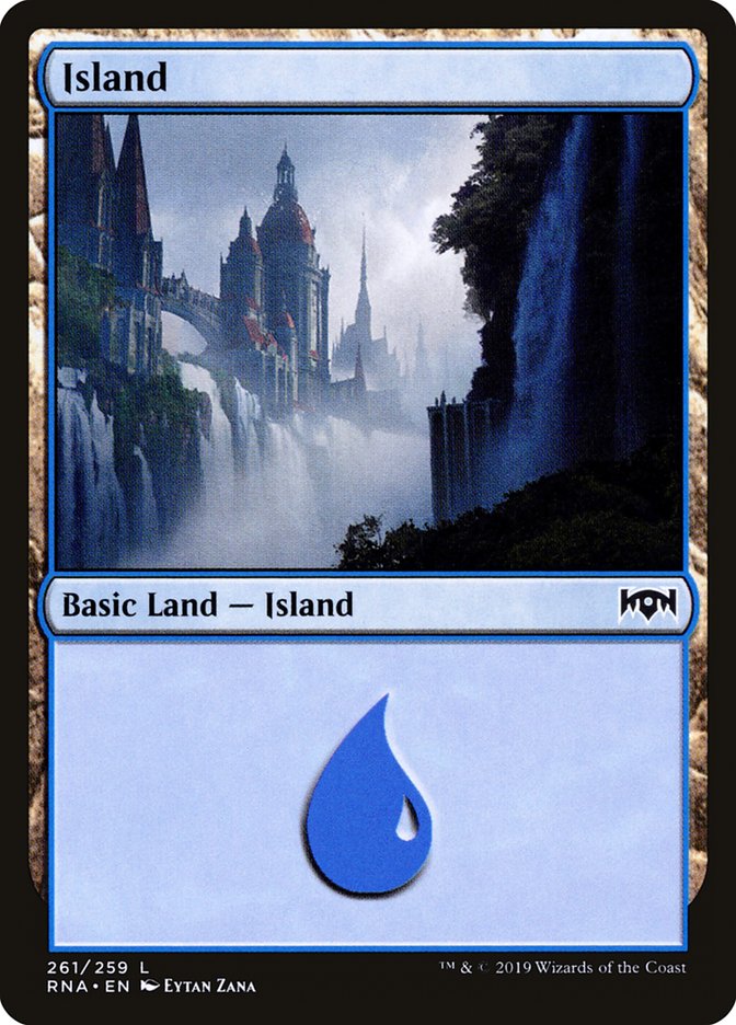 Island (261) [Ravnica Allegiance] | Lots Moore NSW