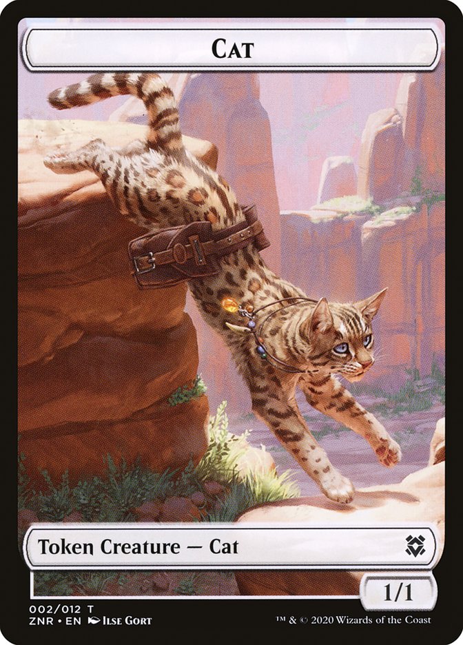 Cat Token [Zendikar Rising Tokens] | Lots Moore NSW