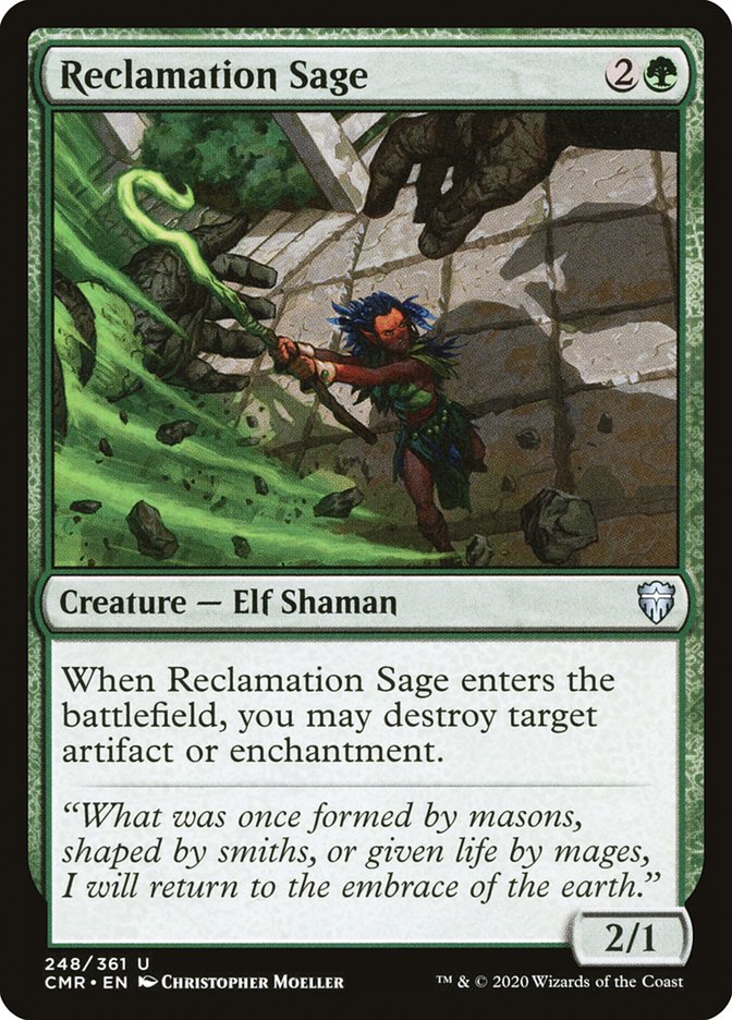 Reclamation Sage (248) [Commander Legends] | Lots Moore NSW